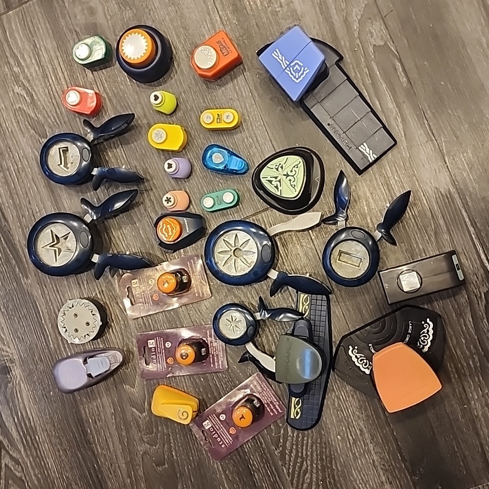 Huge scrapbooking punch lot